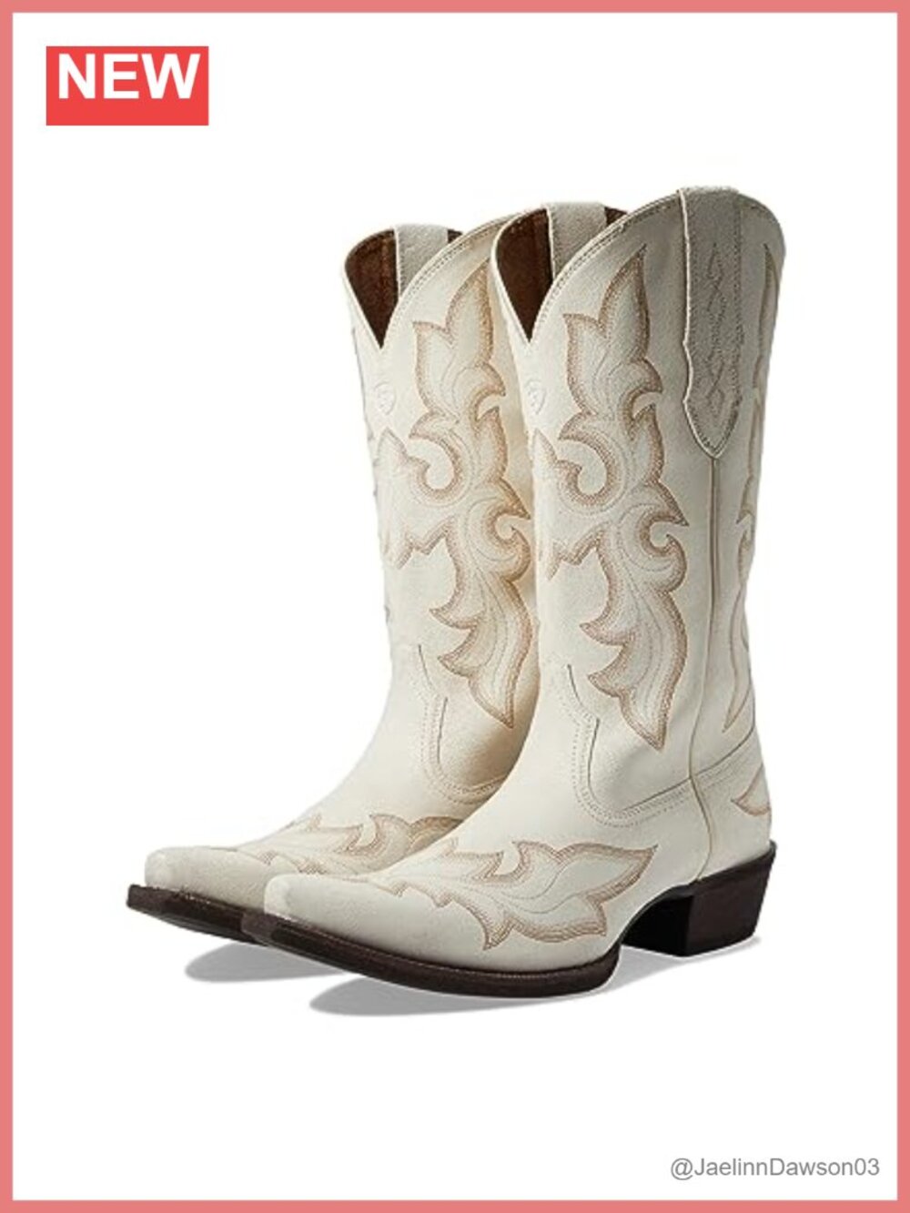 Women's Western Boots Snip Toe Pull-On Leather Mid-Calf